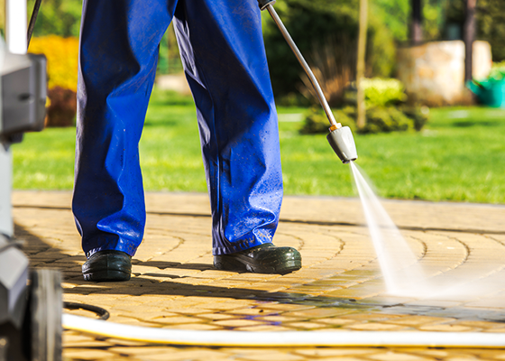 power-washing
